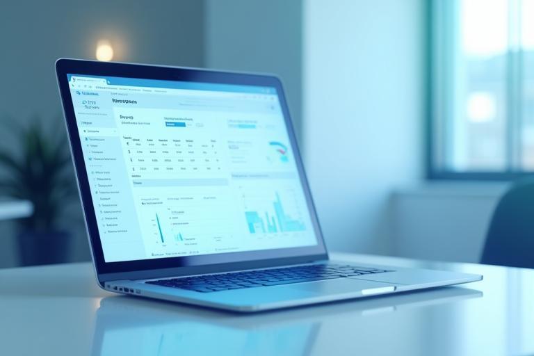 Σύστημα Διαχείρισης Ξενοδοχείου σε οθόνη laptop